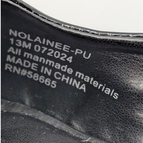 Nordstrom Kids Lainee Mary Jane Flat Adjustable Strap Black Size US13M EU31 - Picture 7 of 11